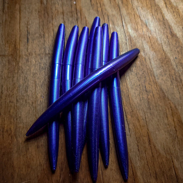 Bruisin Color Shifting 5" Stick Worm (8pk) - 99 Strikes Fishing Co