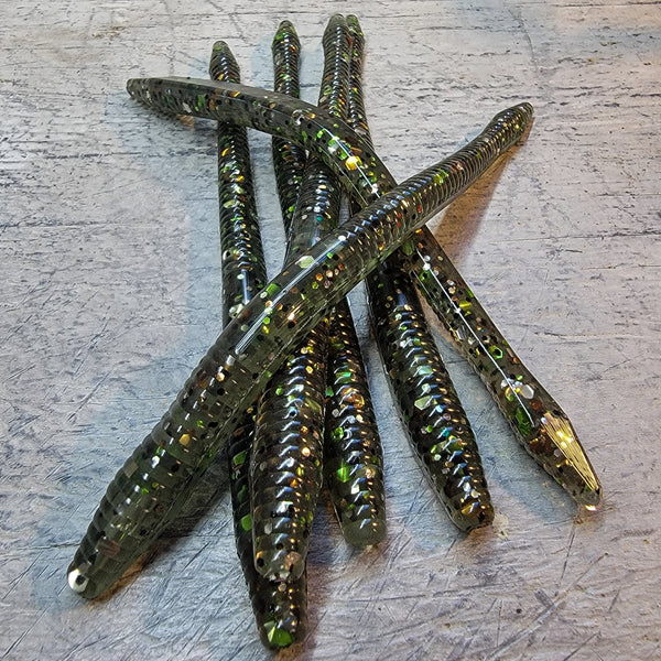 Camo Ammo 6.25” Diamond Tail Worm - 99 Strikes Fishing Co