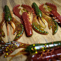 Devils Juice 3.4" Rebel Craws (6pk) - 99 Strikes Fishing Co