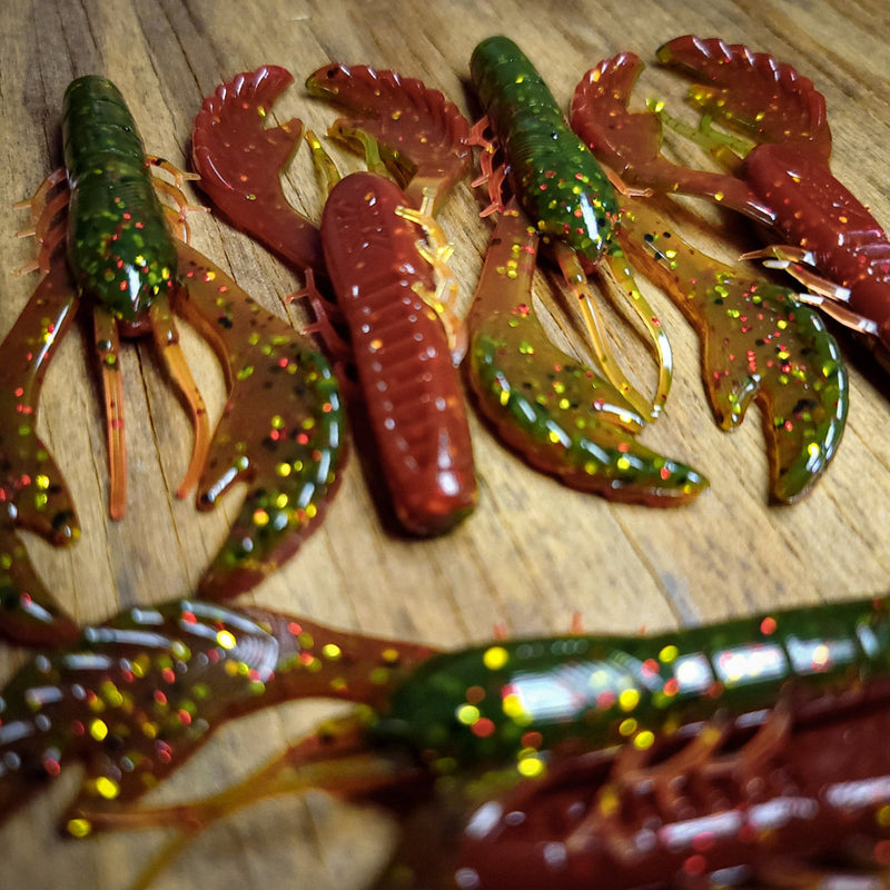 Devils Juice 3.4" Rebel Craws (6pk) - 99 Strikes Fishing Co