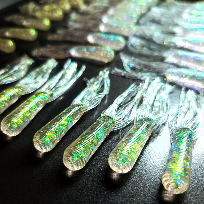 Limited Edition 2.5" Premium Series Fantails (10pk) - 99 Strikes Fishing Co