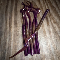 PB & J Swirl 10" Ribbon Tail (6 pk) - 99 Strikes Fishing Co