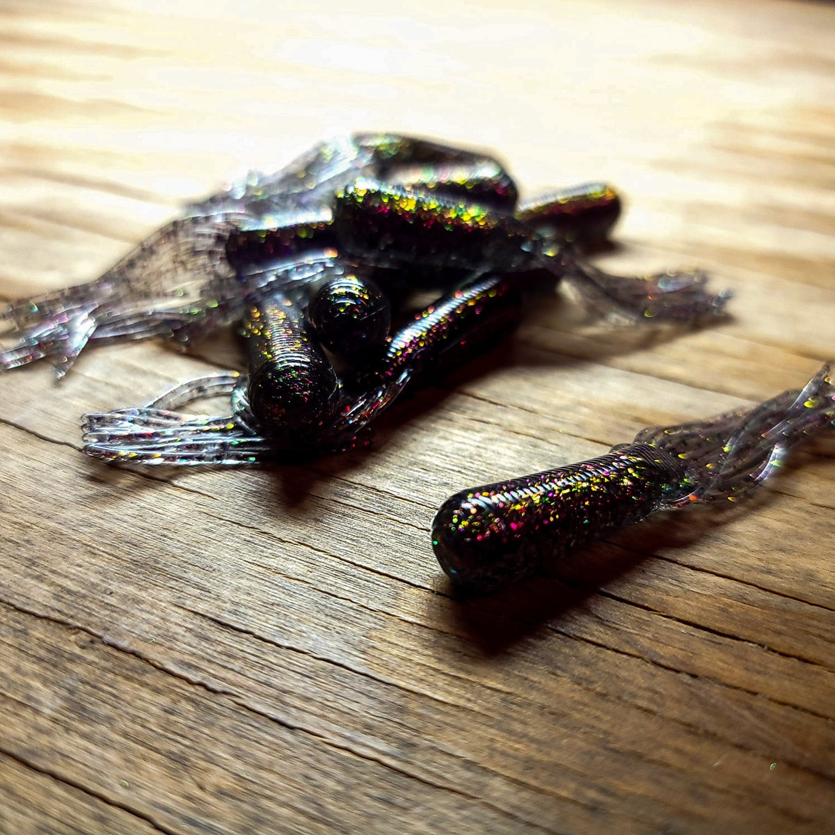 Plum Sorcery 2.5" Fantails VooDoo Premium Series (10pk) - 99 Strikes Fishing Co