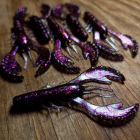 Plum Sorcery Rebel Craws VooDoo Premium Series (6pk) - 99 Strikes Fishing Co