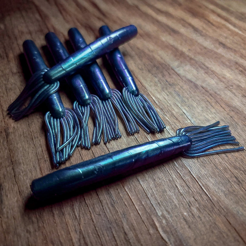 Riddler Color Shifting 4" Broomstick (6pk) - 99 Strikes Fishing Co