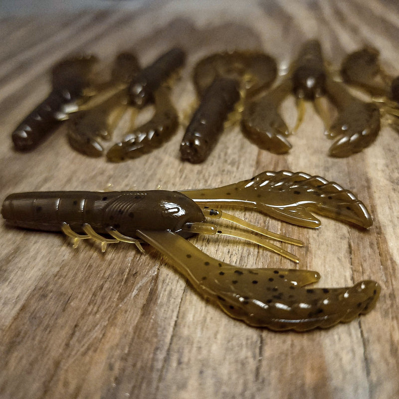 Shadow Pumpkin 3.4" Rebel Craw (6pk) - 99 Strikes Fishing Co