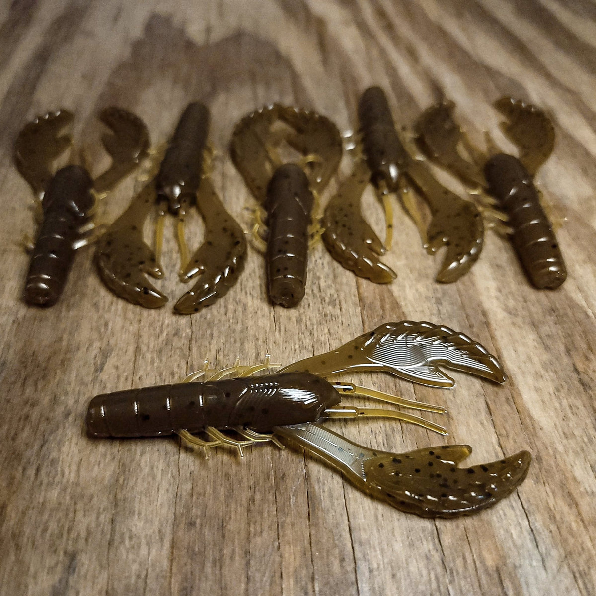 Shadow Pumpkin 3.4" Rebel Craw (6pk) - 99 Strikes Fishing Co