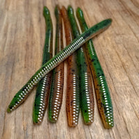 Sod 6.25" Diamond Tail Worm (6pk) - 99 Strikes Fishing Co