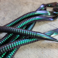 The Riddler Color Shifting 10" Ribbon Tail Worm (6 pk) - 99 Strikes Fishing Co
