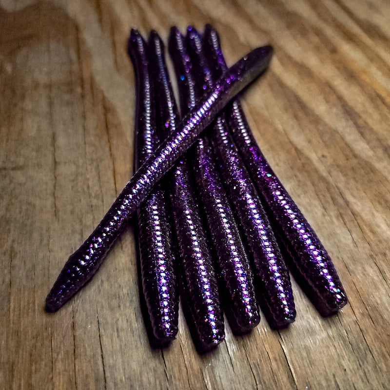 VooDoo Plum Sorcery 6.25" Diamond Tail Premium Series (6pk) - 99 Strikes Fishing Co